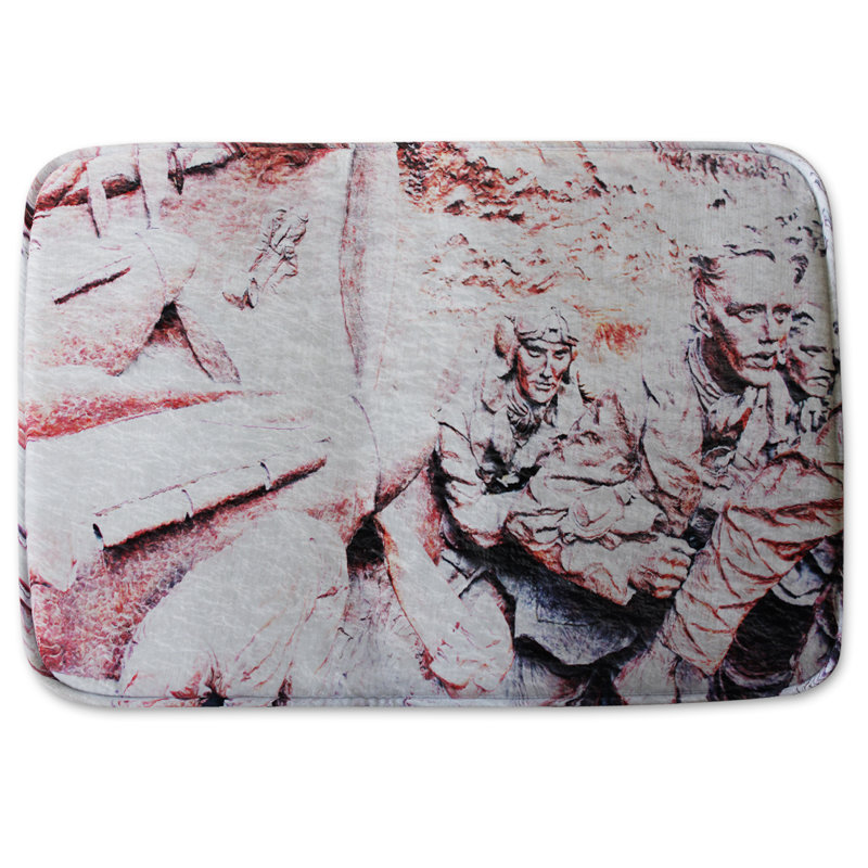 Adelbrand Memory Foam Non-Slip Bath Mat