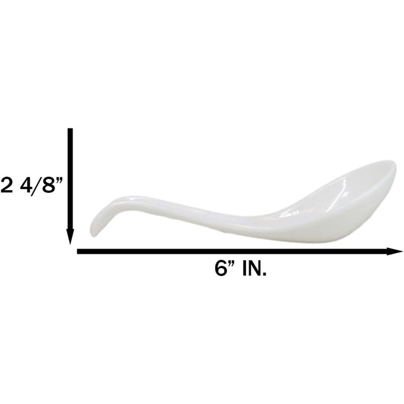 Soup Spoon, White
