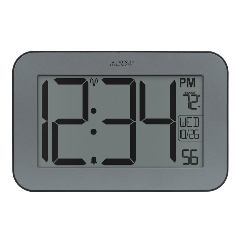 Grande horloge numérique avec chiffres de 4 pouces