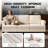84'' Linen Upholstered 3-Seater Sofa-698186992