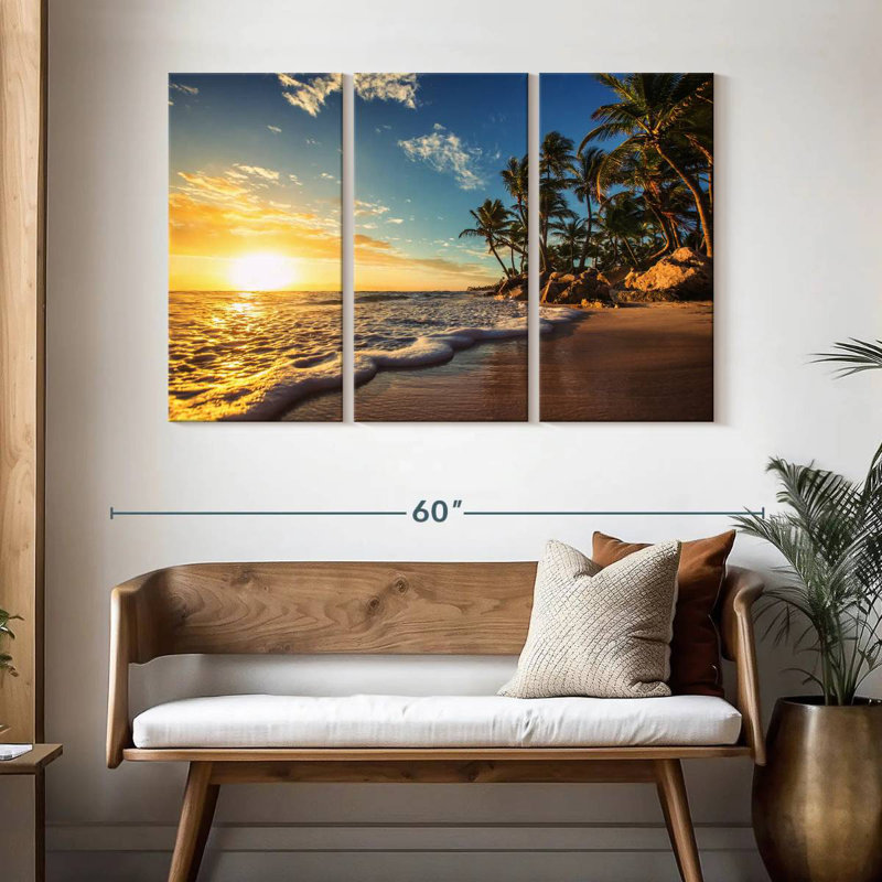 Gillard Dominican Caribbean Coast, 32" H x 50" W