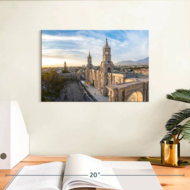 Cathédrale Nicci Arequipa, H 8 po x l 12 po
