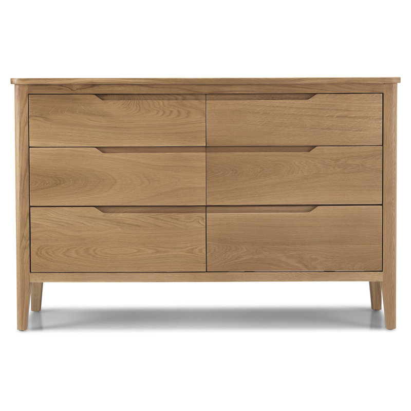 Baggett Solid Wood 120 cm W Chest of 6 Drawers
