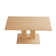 Mekeshia Double Pillar Rectagular Dining Table