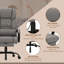 Fauteuil de bureau à massage à haut dossier et vibration avec télécommande 6 points