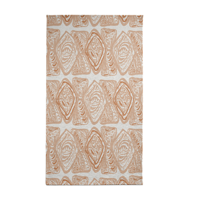 Safari Chenille Geometric Indoor Rug, Rectangle 4' x 6'