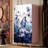 French simple modern home double door wardrobe
