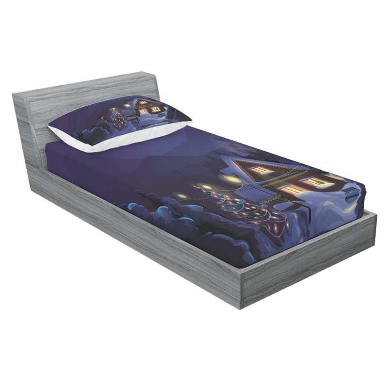 Microfiber Sheet Set, Twin XL Sheet Set with Fitted Sheet