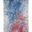 Tapis abstrait rouge / bleu Holmgren-27814296