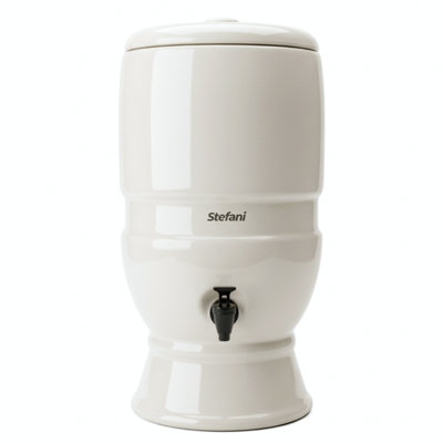 Purificateur d'eau en porcelaine de 2,64 gallons (10 L) Stefani