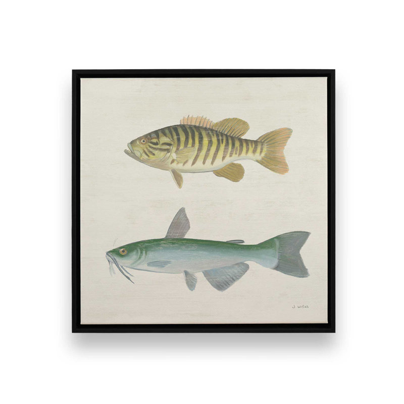 Waters Edge II by James Wiens Canvas Art Print, Black, Framed Print without Mat, 12" H x 12" W
