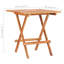 Ensemble bistro et chaises de patio en bois de teck 3 pièces-149104809