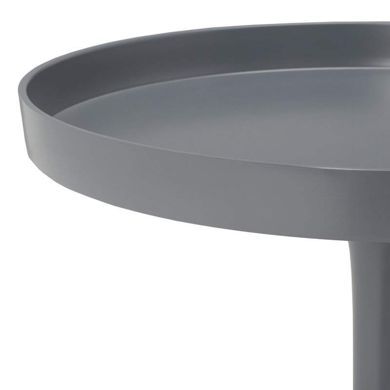 Tray Top End Table, Dark Gray