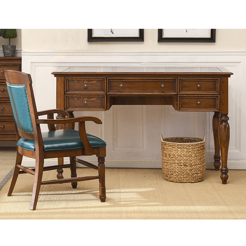 Ensemble de bureau et de chaise de style classique américain