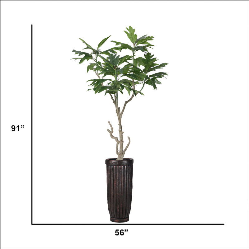 91'' Faux Fiddle Tree Tree