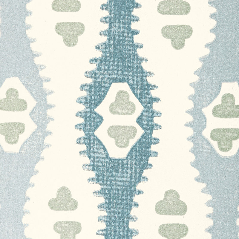Avondale Elba 33' L x 27" W Wallpaper Roll, Chambray
