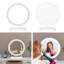 Metal Round Floor Mirror