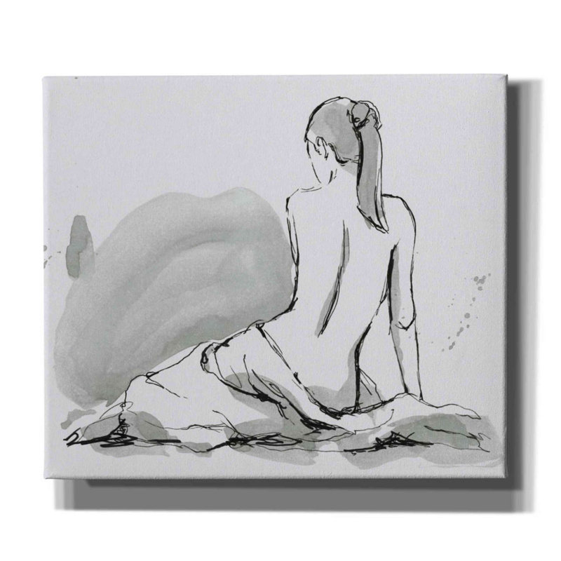 «Copenhagen Poster» par Linda Woods, art mural sur toile, H 26 po x l 30 po x P 1,5 po