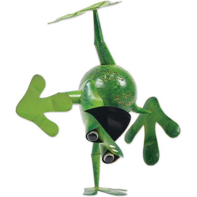 Winston, Frog Sculpture