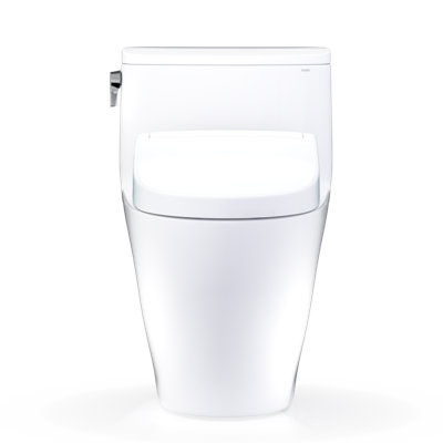 TOTO® WASHLET®+ Nexus® 1G® One-Piece Elongated 1.0 GPF Toilet and WASHLET S5 Bidet Seat, Cotton White - MW6423446CUFG#01