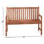 Banc de jardin en bois Aundraya-951893402