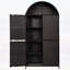 Grande armoire de rangement arquée pour le jardin, la cour et la piscine-126596442