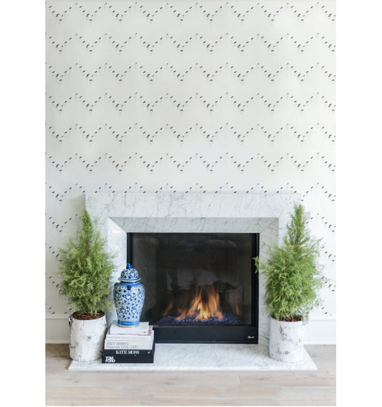 Gray Malin Snow Polo 10' L x 24" W Wallpaper Tile, Paper, Non-pasted