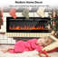 Eul 17 Stories Black Electric Fireplace-1089825531