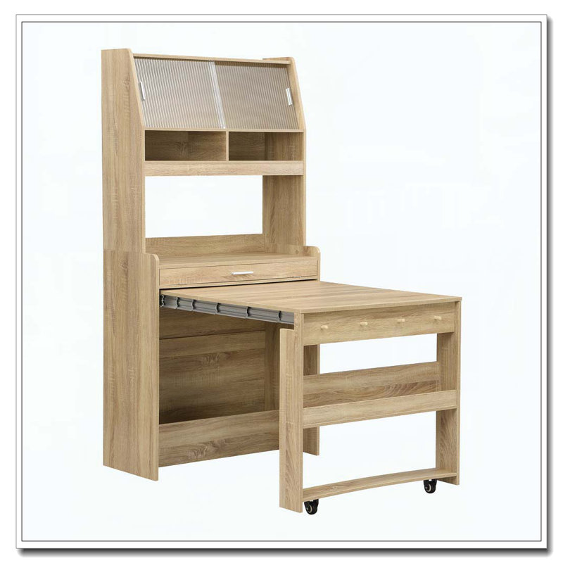 Armoire de salle à manger compacte, Naturel