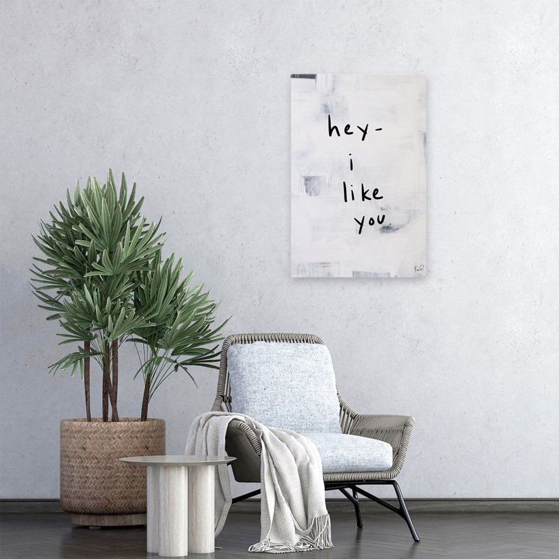 «Hey I» - noir, noir et blanc, collage d'art, H 24 po x l 16 po