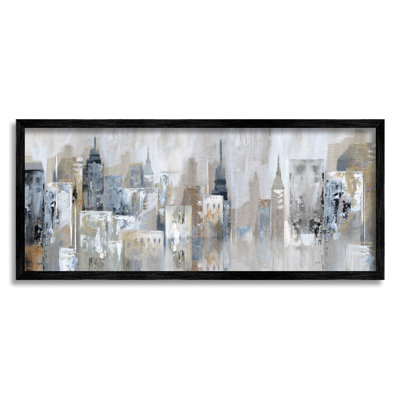 " Layered Urban City Skyline " by Nan