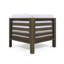 Fauteuil de coin Oana, blanc