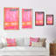 Bobetta " Pink And Orange Abstract Art V "-862505973-862505981-806412957