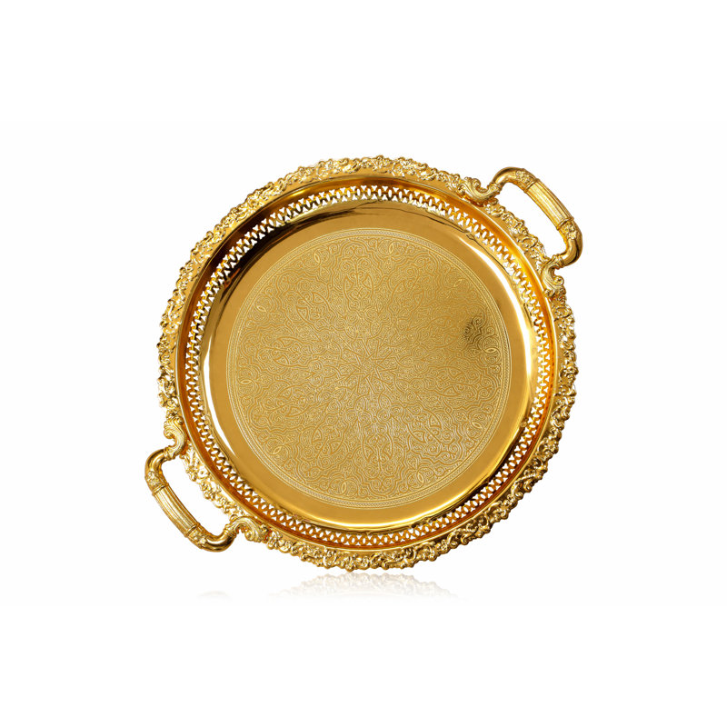 Linganore Stainless Steel Tray, Gold
