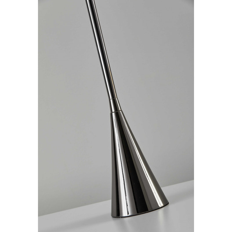 Lampe de table noire 36,5 po Houten