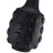 3-way Black Ceramic Table Lamp With White Drum Shade