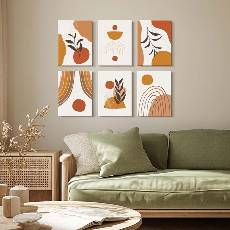6 Piece Wrapped Canvas Print