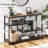 Entryway Table, 4-Tier Console Table with Storage Shelves