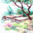 Blooming Lotuses Counted Cross Stitch Kit by Magic Needle 70-01