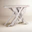 Console en bois massif 46,5 po Selene