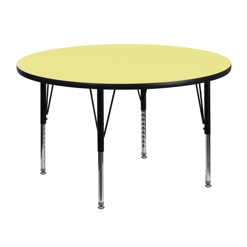 Table d'activité 42 po Goddard, Rouge, L 48 po x P 48 po x H 16,125 po - 25,125 po