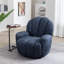 Fauteuil pivotant capitonné Broderic Petal-1875941639