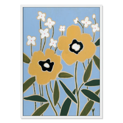 Maura "Woodblock Floral II" Print