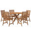 Solid Wood Patio Dining Set Table,