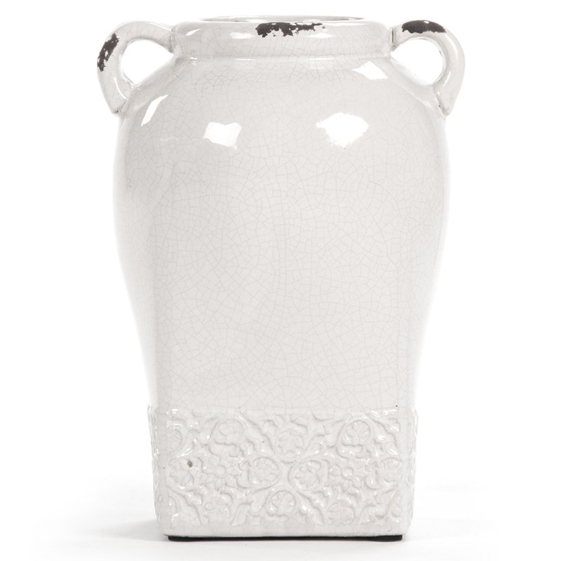 Table Vase, 9" H x 6.5" W x 6" D