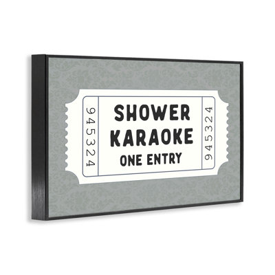 Giclée de douche à chanter pour la douche, giclée par lettré et doublé