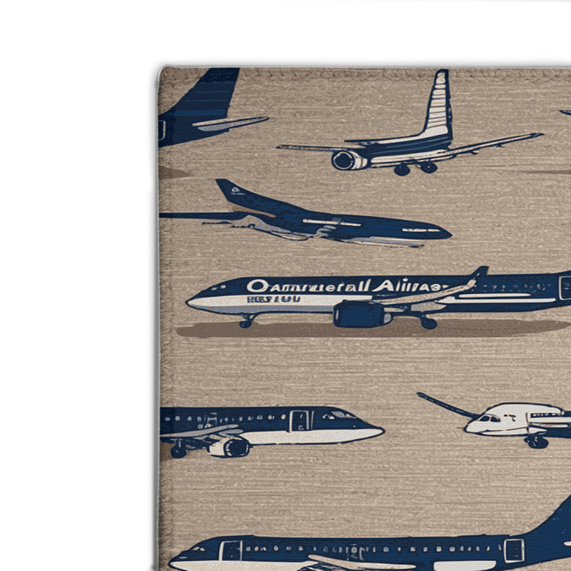 Tapis intérieur et extérieur gris Transport, Rectangulaire 8 pi x 10 pi