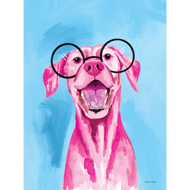 «Puppy Love 1 on Canvas» par Rachel Nieman, reproduction, H 48 po x l 32 po