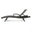 Chaise longue en osier avec accoudoirs Pe