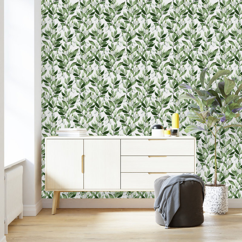 Floral Tile, 2.08' W x 10.42' L